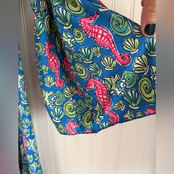 Simply Southern Seahorse Dress Size Medium - Picture 2 of 5